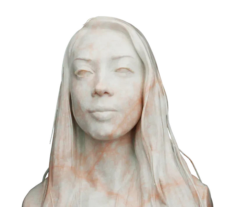 Visage Elias marbre